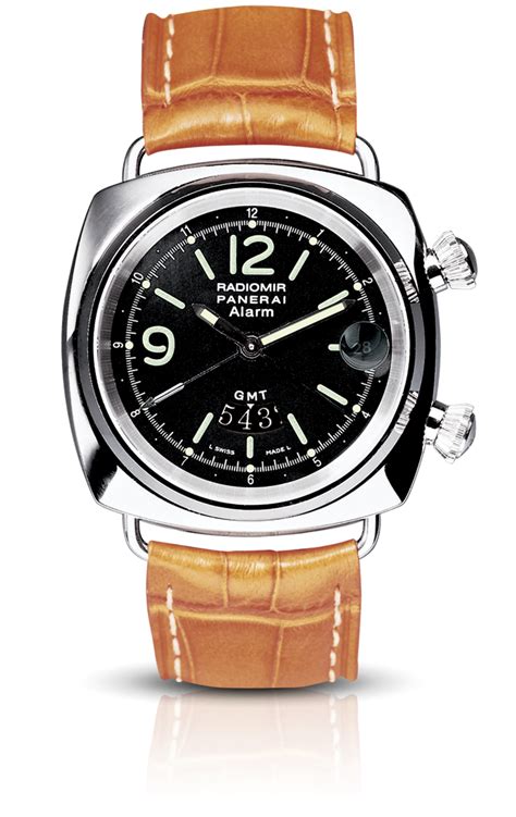 panerai alarm gmt radiomir|Panerai radiomir vintage.